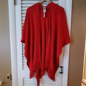 NWT Chicos Sparkly Red Wrap